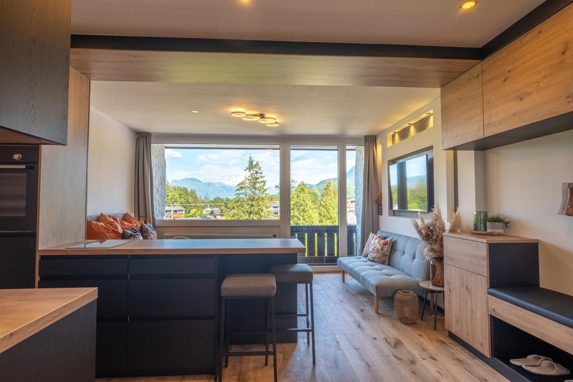 Suite Apartment Modern Getaway - Neu Renoviert - Strobl Am Wolfgangsee Exterior foto