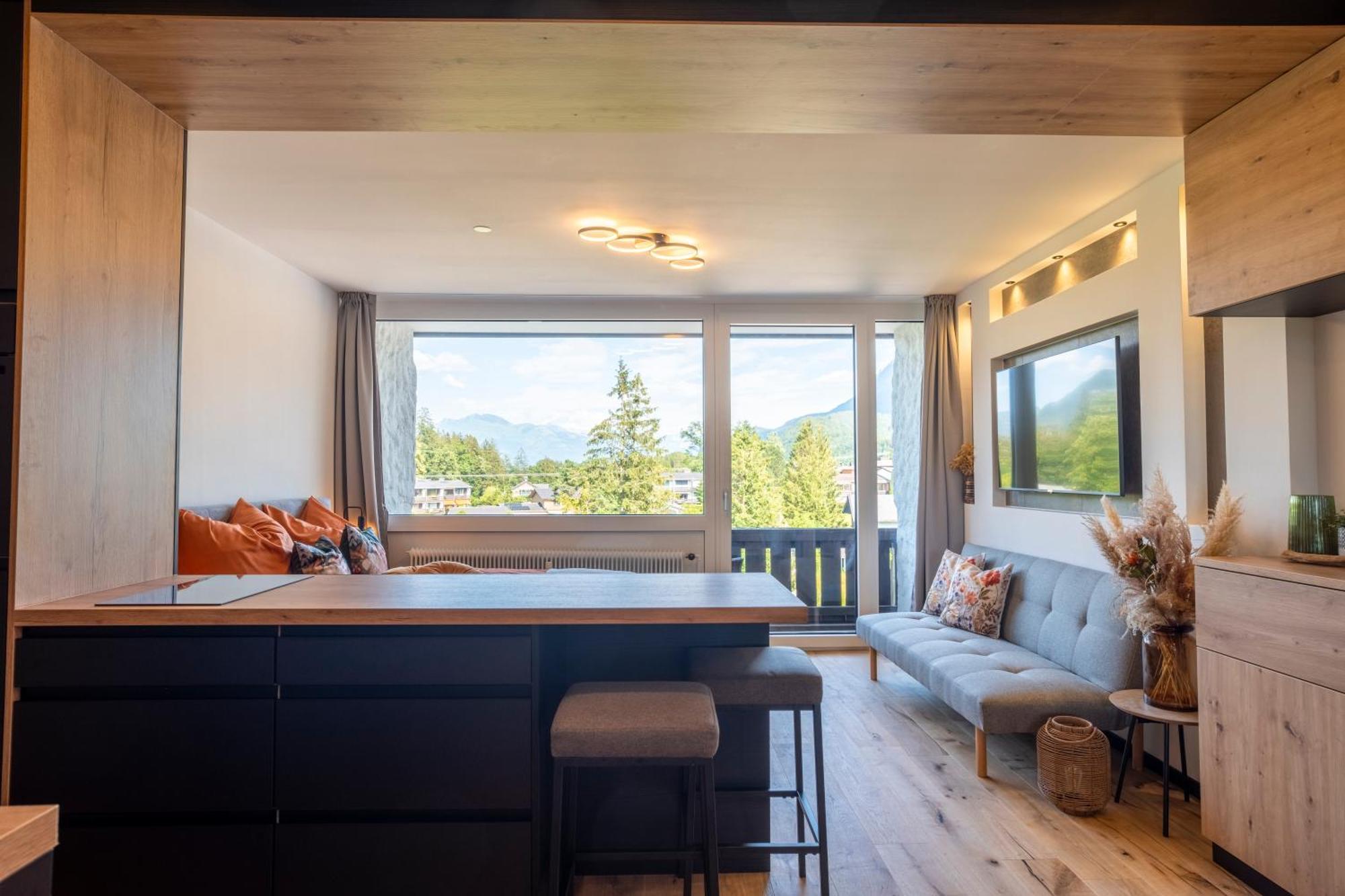 Suite Apartment Modern Getaway - Neu Renoviert - Strobl Am Wolfgangsee Exterior foto